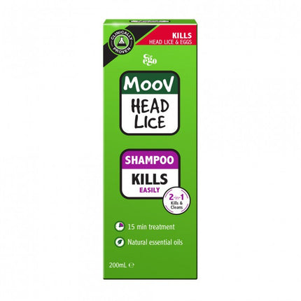 Ego Moov Head Lice Shampoo 200ml - OhYouLuckyDuck.com.au
