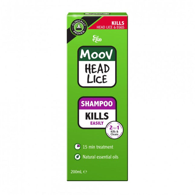 Ego Moov Head Lice Shampoo 200ml - OhYouLuckyDuck.com.au