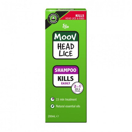 Ego Moov Head Lice Shampoo 200ML - OhYouLuckyDuck.com.au