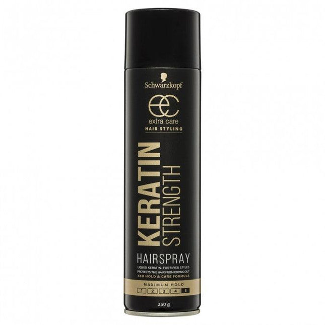 Schwarzkopf Extra Care Keratin Strength Hairspray 250g - OhYouLuckyDuck.com.au