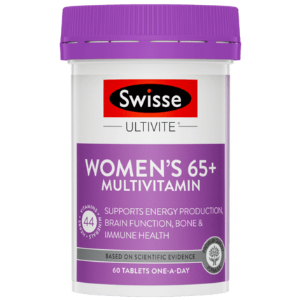 Swisse Womens Ultivite 65+ 60 Tablets - OhYouLuckyDuck.com.au