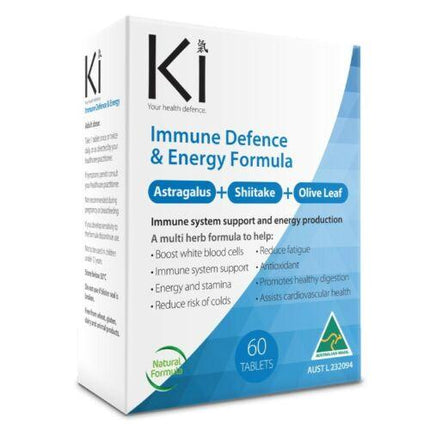 Ki Immune Defence & Energy Formula 60 Tablets - OhYouLuckyDuck.com.au