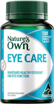 Nature's Own Eye Care 130 Chewable Tablets - OhYouLuckyDuck.com.au