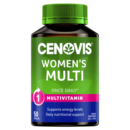 Cenovis Womens Multi Once Daily 50 Capsules - OhYouLuckyDuck.com.au