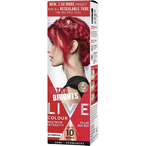Schwarzkopf Live Colour Ultra Brights Pillar Box Red 75ml - OhYouLuckyDuck.com.au