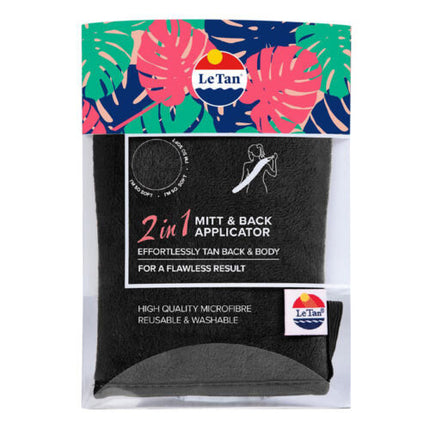 Le Tan 2in1 Back Application Mitt - OhYouLuckyDuck.com.au