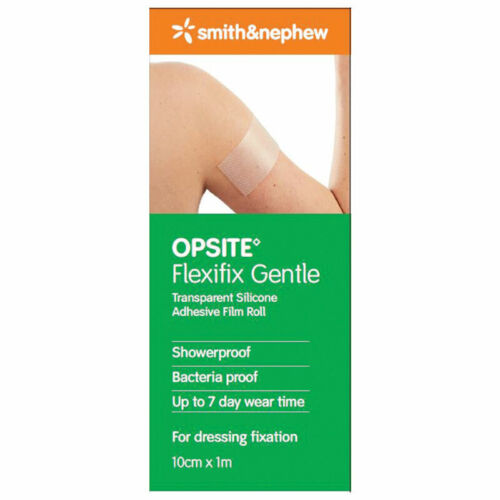Opsite Flexifix Gentle Transparent Silicone Adhesive Film Roll 10cm X 1m - OhYouLuckyDuck.com.au