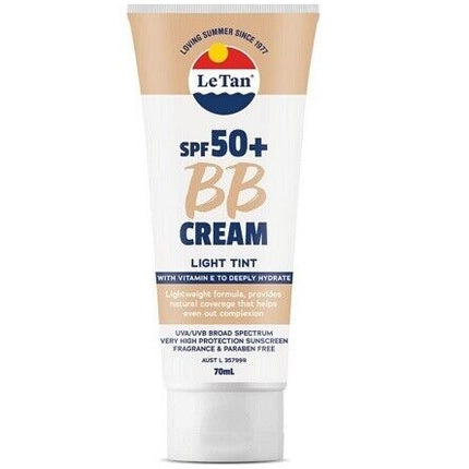 Le Tan SPF 50+ BB Tinted Light 70ml - OhYouLuckyDuck.com.au