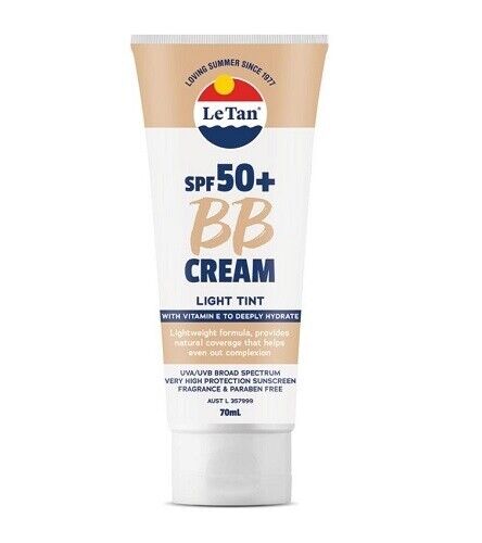 Le Tan SPF 50+ BB Tinted Light 70ml - OhYouLuckyDuck.com.au