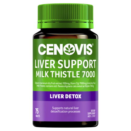 Cenovis Liver Support Milk Thistle 7000 75 Tablets - OhYouLuckyDuck.com.au