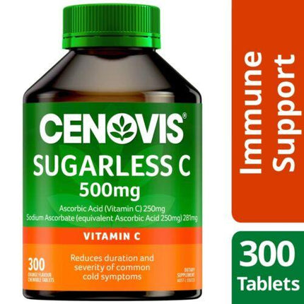 Cenovis Vitamin C Sugarless 500mg 300 Tablets - OhYouLuckyDuck.com.au