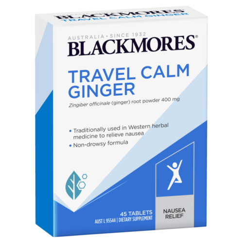 Blackmores Travel Calm Ginger Tabs 45 - OhYouLuckyDuck.com.au
