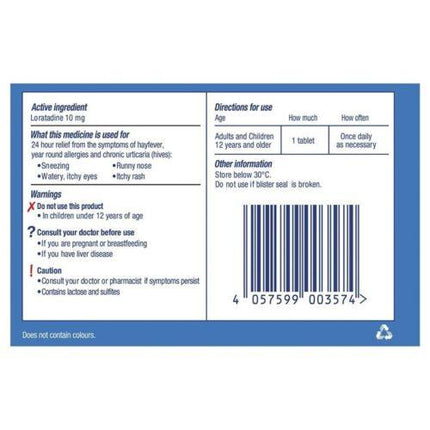 Claratyne Rapid 30 Tablets - OhYouLuckyDuck.com.au