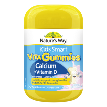 Nature’s Way Kids Smart Vita Gummies Calcium 60 - OhYouLuckyDuck.com.au