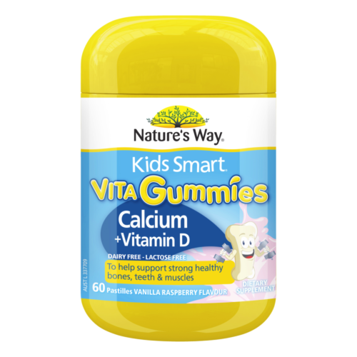 Nature’s Way Kids Smart Vita Gummies Calcium 60 - OhYouLuckyDuck.com.au