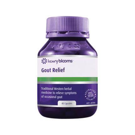 Blooms Gout Relief Caps 40 - OhYouLuckyDuck.com.au