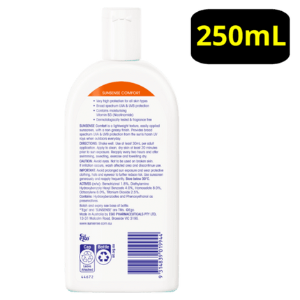Ego SunSense Comfort SPF50+ 250ml