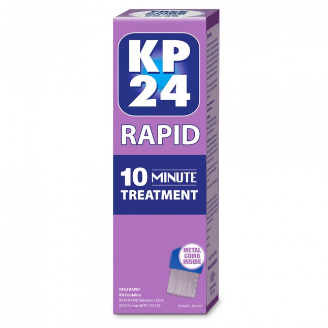 Kp24 Rapid Solution With Comb 150ML - OhYouLuckyDuck.com.au