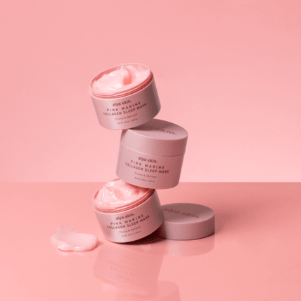 Alya Skin Pink Marine Collagen Sleep Mask 100ml - OhYouLuckyDuck.com.au