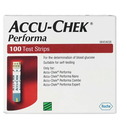 Accu-Chek Performa Blood Glucose Test Strips 100 Strips