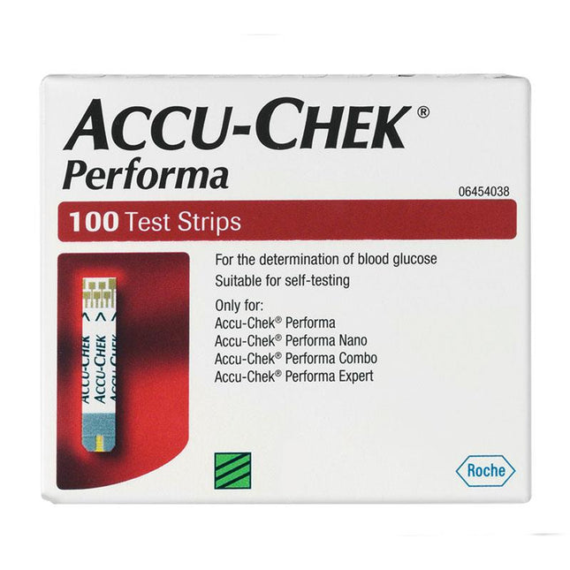 Accu-Chek Performa 100 Test Strips - OhYouLuckyDuck.com.au