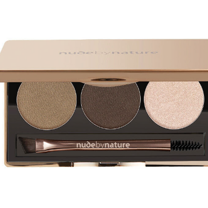 Nude By Nature Natural Definition Brow Palette 02 Brown - OhYouLuckyDuck.com.au