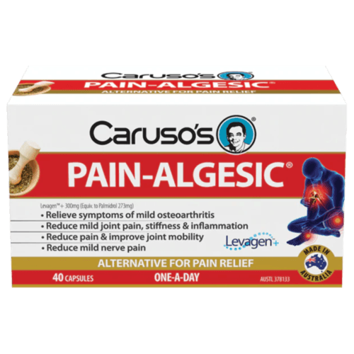 Caruso's Pain Algesic 40 Capsules - OhYouLuckyDuck.com.au