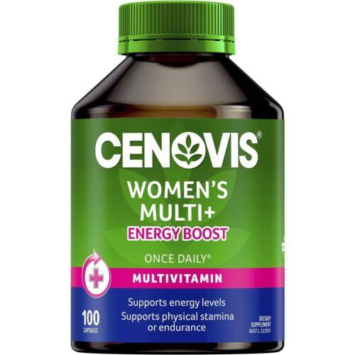 Cenovis Women's Multi + Energy Boost 100 Capsules - OhYouLuckyDuck.com.au