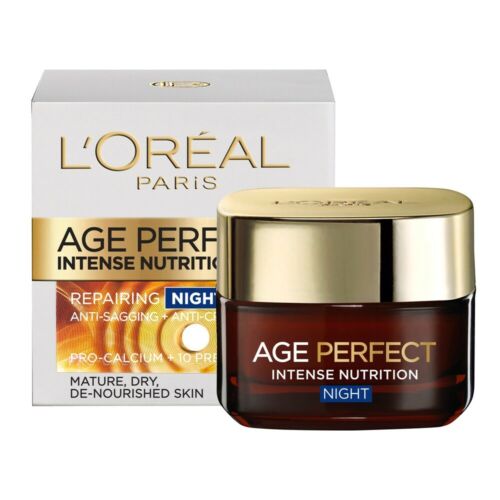 L'Oreal Paris Age Perfect Intense Night 50ml - OhYouLuckyDuck.com.au