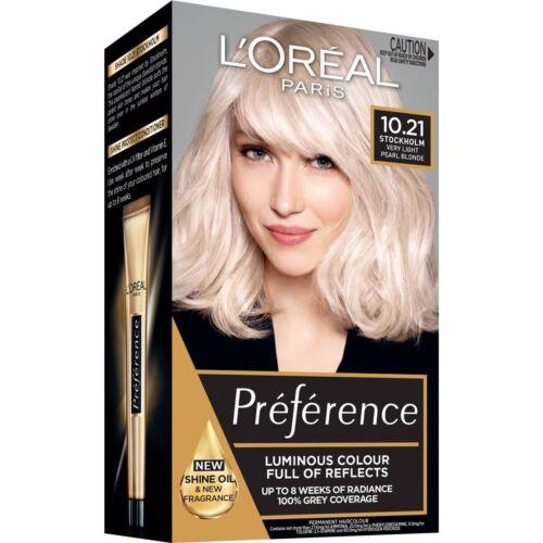 L'Oreal Paris Preference 10.21 Stockholm Very Light Pearl Blonde - OhYouLuckyDuck.com.au