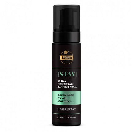 Le Tan Uber Stay Self Tanning Foam Green Base 200ML - OhYouLuckyDuck.com.au