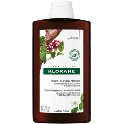 Klorane Shampoo Quinine & Organic Edelweiss 400ML - OhYouLuckyDuck.com.au
