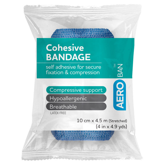 Aeroban Cohesive Bandage 10cm x 4.5m