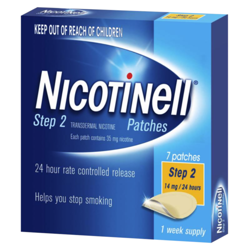 Nicotinell Patches Step 2 14mg 7 Patches - OhYouLuckyDuck.com.au