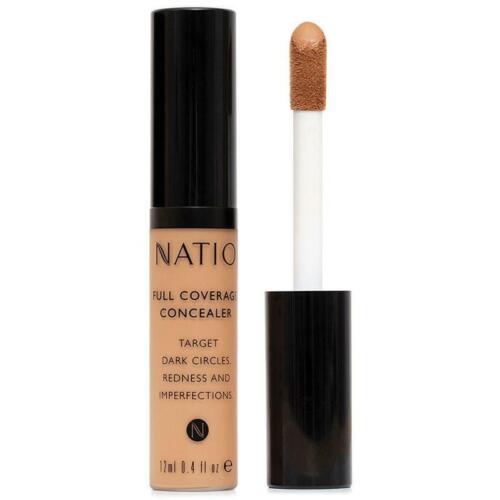 Natio Full Coverage Concealer Dark Medium 12ml - OhYouLuckyDuck.com.au