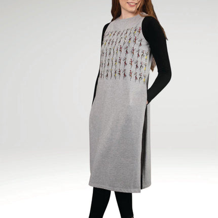 Zoha Online Aidan Maxi Top Grey
