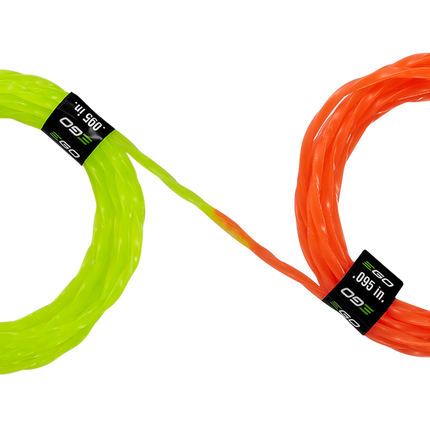 EGO Dual Color Pre-Cut 2.4mm Twisted Trimmer Line