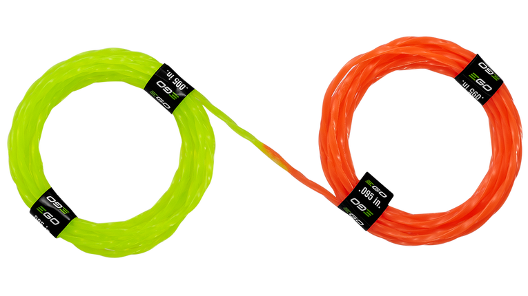 EGO Dual Color Pre-Cut 2.4mm Twisted Trimmer Line