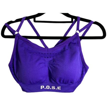 P.O.S.E Abloom Seamless Gym Sports Bra