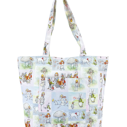 Magnolia Lounge Alice In Wonderland Watercolour Stories Canvas Tote Bag Reusable Shopping Bag