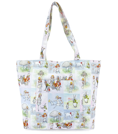 Magnolia Lounge Alice In Wonderland Watercolour Stories Canvas Tote Bag Reusable Shopping Bag