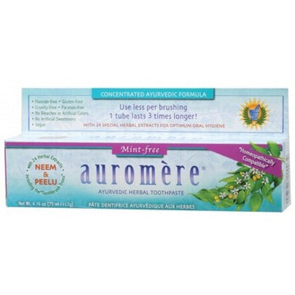 Auromere Ayurvedic Mint Free Toothpaste 117g