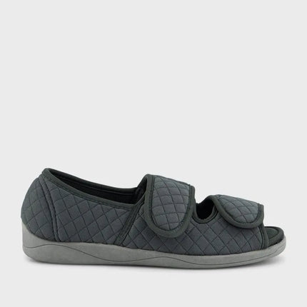 Homyped Anika Women's Comfort Slippers Dark Grey Size 10