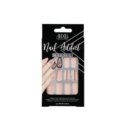 Ardell Nail Addict Premium Artificial Nails Geometric Crystal
