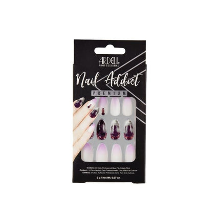 Ardell Nail Marble Purple Ombre - OhYouLuckyDuck.com.au