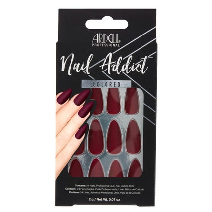 Ardell Nail Addict Bordeaux - OhYouLuckyDuck.com.au