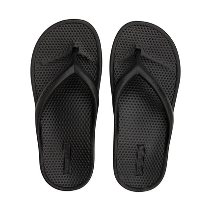 Archline Rebound Orthotic Thongs Black