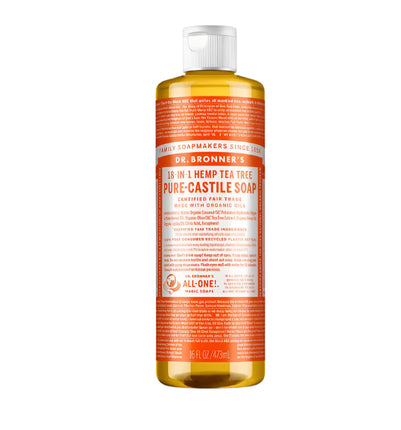 Dr Bronner Cast Soap Tea Tree 473ml