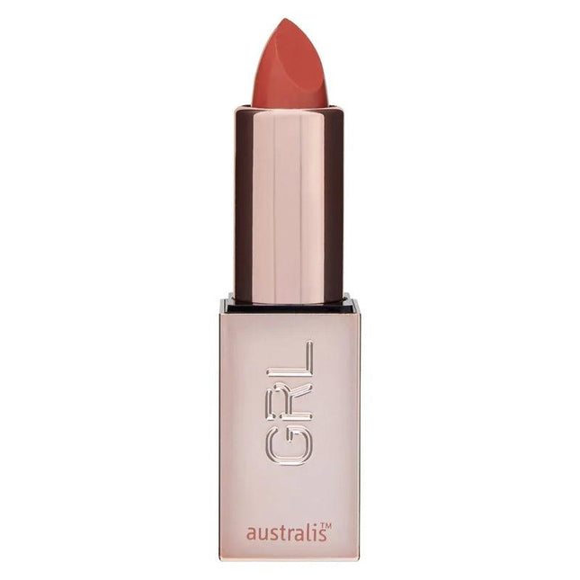 Australis GRLBOSS Satin Lipstick - Pose - OhYouLuckyDuck.com.au