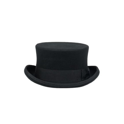 Avenel Short Coachman Top Hat Black